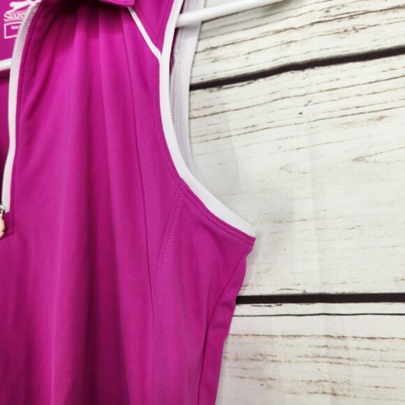 Slazenger Women's Sleeveless Golf Tank Polo Size Small Althetic - Picture 6 of 9